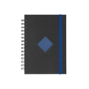 Cuaderno Agenda Attico A5 Anillado Azul
